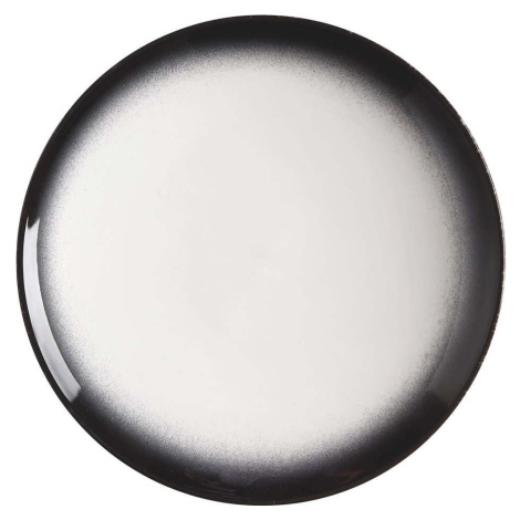 Bílo-černý keramický talíř Maxwell & Williams Caviar, ø 27 cm