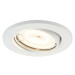 BRILONER 3ks sada LED vestavné svítidlo, pr. 8,6 cm, 5 W, bílé BRI 7277-036