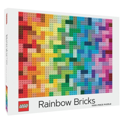 DVĚDĚTI Chronicle Books Puzzle LEGO® duhové kostky 1000 dílků