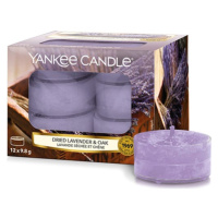 Yankee Candle, Sušená levandule a dub, Svíčky čajové, 12 ks