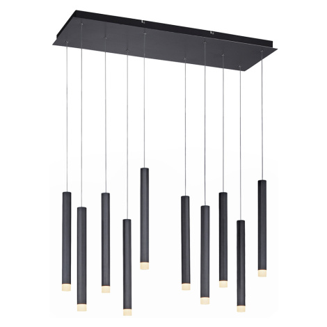 Moderní závěsné svítidlo černé včetně LED 10-světel - Stanislas Paul Neuhaus
