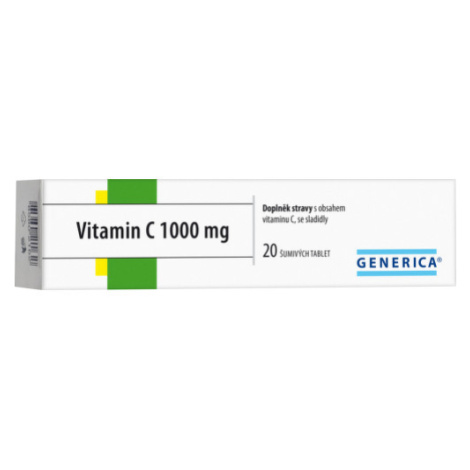 Vitamin C 1000 mg Generica tbl. eff. 20