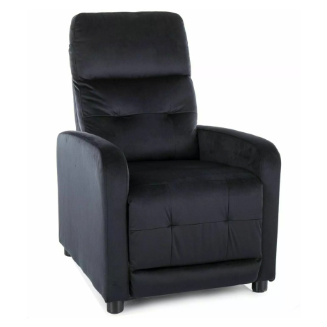 Signal Polohovací křeslo OTUS Velvet černé