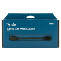 Fender Blockchain Patch Cable Kit LRG Černá Lomený - Lomený
