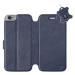 Flip pouzdro na mobil Apple iPhone 6 / iPhone 6s - Modré - kožené - Blue Leather