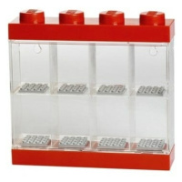 LEGO® sběratelská skříňka na 8 minifigurek - červená
