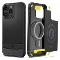 Kryt Spigen Rugged Armor MagSafe, matte black - iPhone 15 Pro Max (ACS06561)