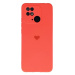 Vennus Valentýnské pouzdro Heart pro Xiaomi Redmi 10C - korálové