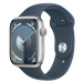 Apple Watch S9 45 mm sport band M/L smart hodinky Silver/Storm Blue