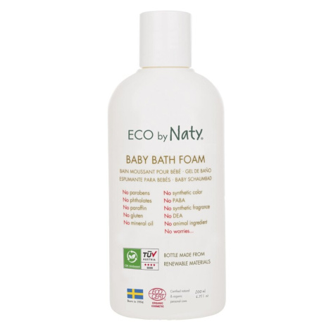 ECO BY NATY Dětská pěna do koupele 200 ml Naty Nature Babycare