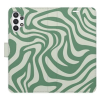 iSaprio Flip pouzdro Zebra Green 02 pro Samsung Galaxy A32 5G