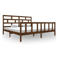 Rám postele medově hnědý masivní borovice 200 × 200 cm, 3101371