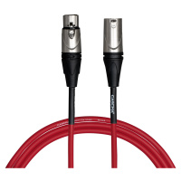 Cascha Advanced Line Mic Cable Red 3m