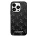 Kryt Karl Lagerfeld KLHMP15SPKHPORPK iPhone 15 6.1" hardcase black Leather Monogram Metal Logo (