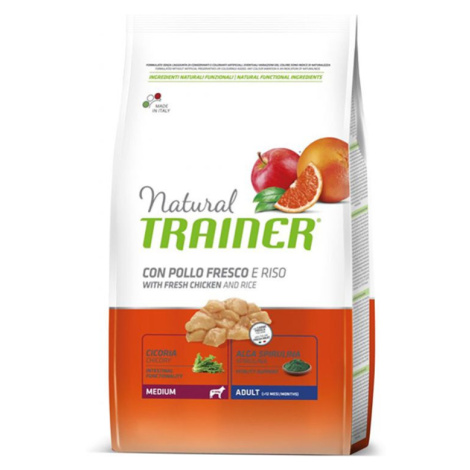 Natural Trainer Medium čerstvé kuře granule 12 kg