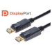 PREMIUMCORD DisplayPort 1.3/1.4 přípojný kabel M/M, zlacené konektory, 3m