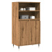 vidaXL Skříň highboard dub artisan 60 x 36 x 110 cm kompozitní dřevo