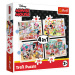 TREFL - Puzzle 4v1- Minnie s přáteli / Disney Minnie