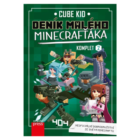 Deník malého Minecrafťáka komplet 2 - Cube Kid Computer Press