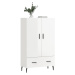 vidaXL Skříň highboard lesklá bílá 69,5 x 31 x 115 cm kompozitní dřevo