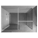 MEXEN/S Kioto Sprchová zástěna Walk-in 130 x 70 cm, černý vzor, bílá 800-130-202-20-70-070