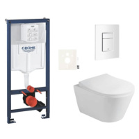 Závěsný wc set do lehkých stěn / předstěnová montáž Glacera Ava SIKOGRSAVASCSH0