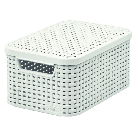 CURVER Košík box s víkem - S - krémový R41115