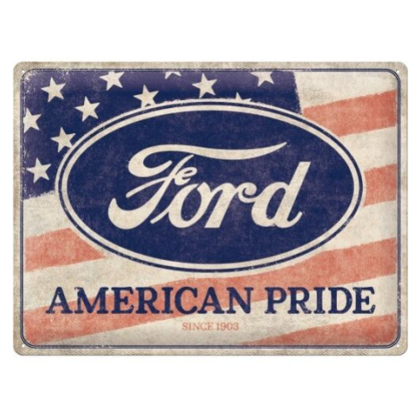 Plechová cedule Ford - American Pride, (40 x 30 cm) POSTERSHOP