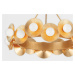 HUDSON VALLEY stropní svítidlo EMERALD ocel/sklo zlatá/opál G9 9x6W 333-09-VGL-CE