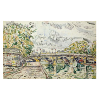 Obrazová reprodukce The Pont Neuf, Paris, 1927, Paul Signac, 40 × 26.7 cm