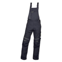 Kalhoty montérkové s laclem URBAN H6411/46, černo-šedé