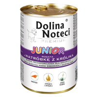 Výhodné balení Dolina Noteci Premium Junior 48 x 400 g - králičí játra