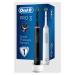 Oral-B PRO 3 3900 Elektrické zubní kartáčky černý a bílý 2 ks