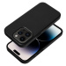 Smarty Leather Mag kryt s MagSafe iPhone 15 Pro černý