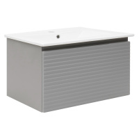Koupelnová skříňka s umyvadlem Naturel Savona 98x43x44,8 cm šedá mat