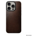 Nomad Magnetic Horween kožený kryt iPhone 15 Pro hnědý