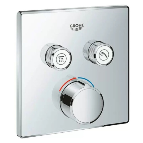 Baterie pod omítku Grohe SmartControl / 2 výstupy / 23 - 27 l/min. / mosaz / chrom Varianta: ivi