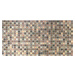 KUPSI-TAPETY D0014 3D obkladový omyvatelný panel PVC obklad mozaika tmavě hnědá velikost 935 x 4