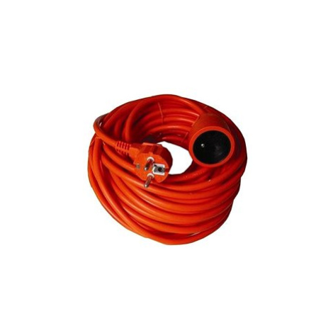 Solight Prodlužovací kabel, 1 zásuvka, oranžová, 30m