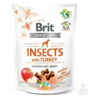 Brit Care Dog Crunchy Crack. Insec. Turkey Apples 200g + Množstevní sleva