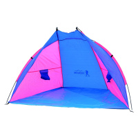 Plážový stan ROYOKAMP 200x120x120 cm, růžovo-modrá
