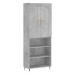 vidaXL Skříň highboard betonově šedá 69,5x34x180 cm kompozitní dřevo