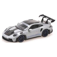 1:43 PORSCHE 911 (992) GT3RS - 2022 - GREY METALLIC W/ WP BLUE WHEELS