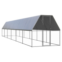 vidaXL Klec pro kuřata 2 x 12 x 2 m pozinkovaná ocel