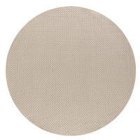 Šňůrkový koberec TIMO 6272 kruh béžový