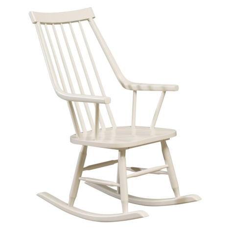 Dekoria Hpoupací židle Henry white, 54 x 44 x 114 cm