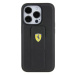 Kryt Ferrari FEHCP15SGSPSIK iPhone 15 6.1" black hardcase Grip Stand Metal Logo (FEHCP15SGSPSIK)