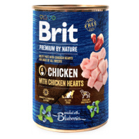 Konzerva Brit Premium by Nature Chicken with Hearts 400g