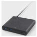 Nabíječka UNIQ HUB Surge 90W charcoal black 2xUSB Quick Charge 3.0 + 2xUSB-C PD 3.0 (UNIQ-SURGE9