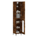 vidaXL Skříň highboard kouřový dub 34,5 x 34 x 180 cm kompozitní dřevo